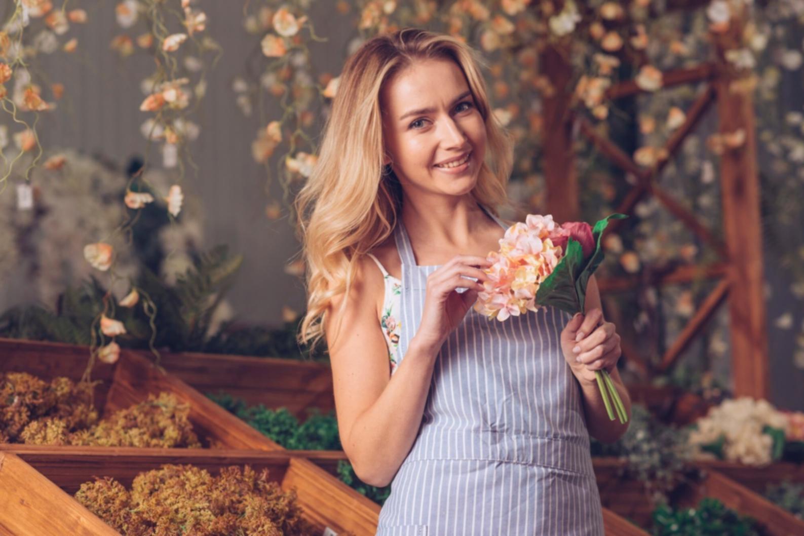 Seasonal floral arrangement showcasing expert knowledge of bloom timing and composition